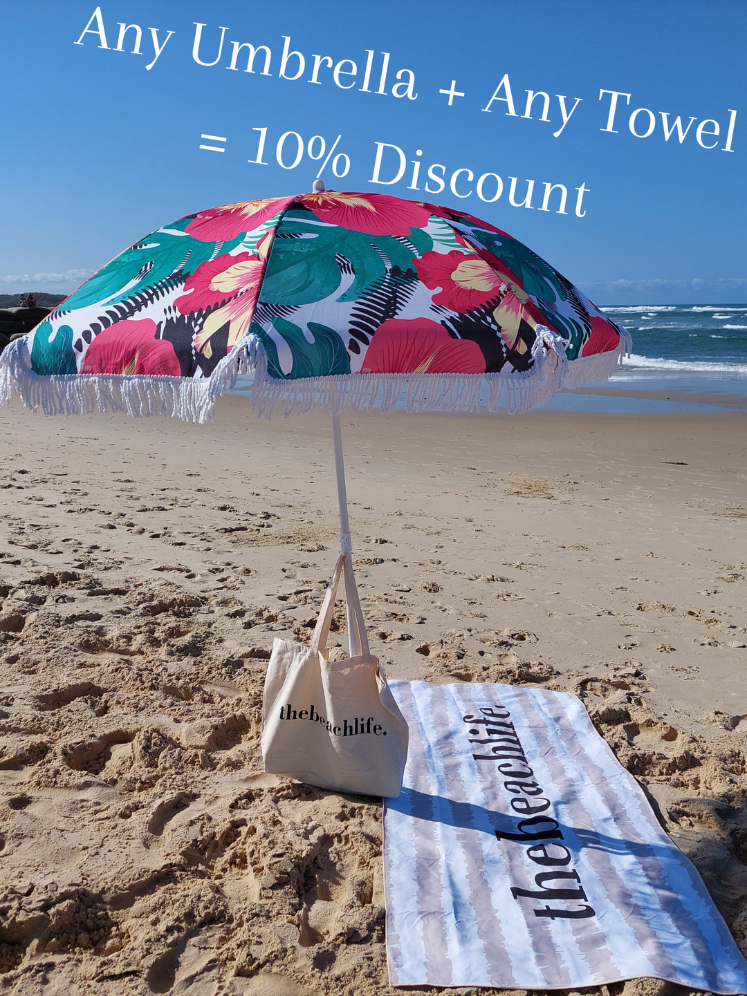 Hibiscus Beach Umbrella